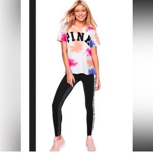 New Victoria’s Secret Pink campus tee cotton tie dye